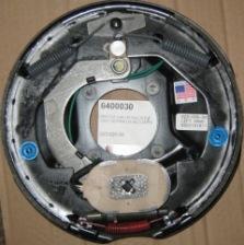 Electric brake Dexter 3.5K from Tex Trail, left side, suitable for trailer or heavy-duty applications.