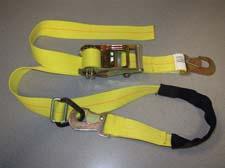 Tex Trail cargo control strap ratchet 2x8 feet with snap hook for secure tie-downs and cargo stabilization.