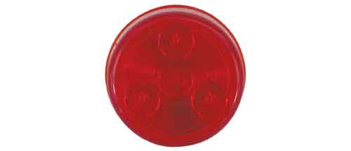 2" Round LED Marker / Clearance Light - Red - 8100378 - Indiana Trailer Sales