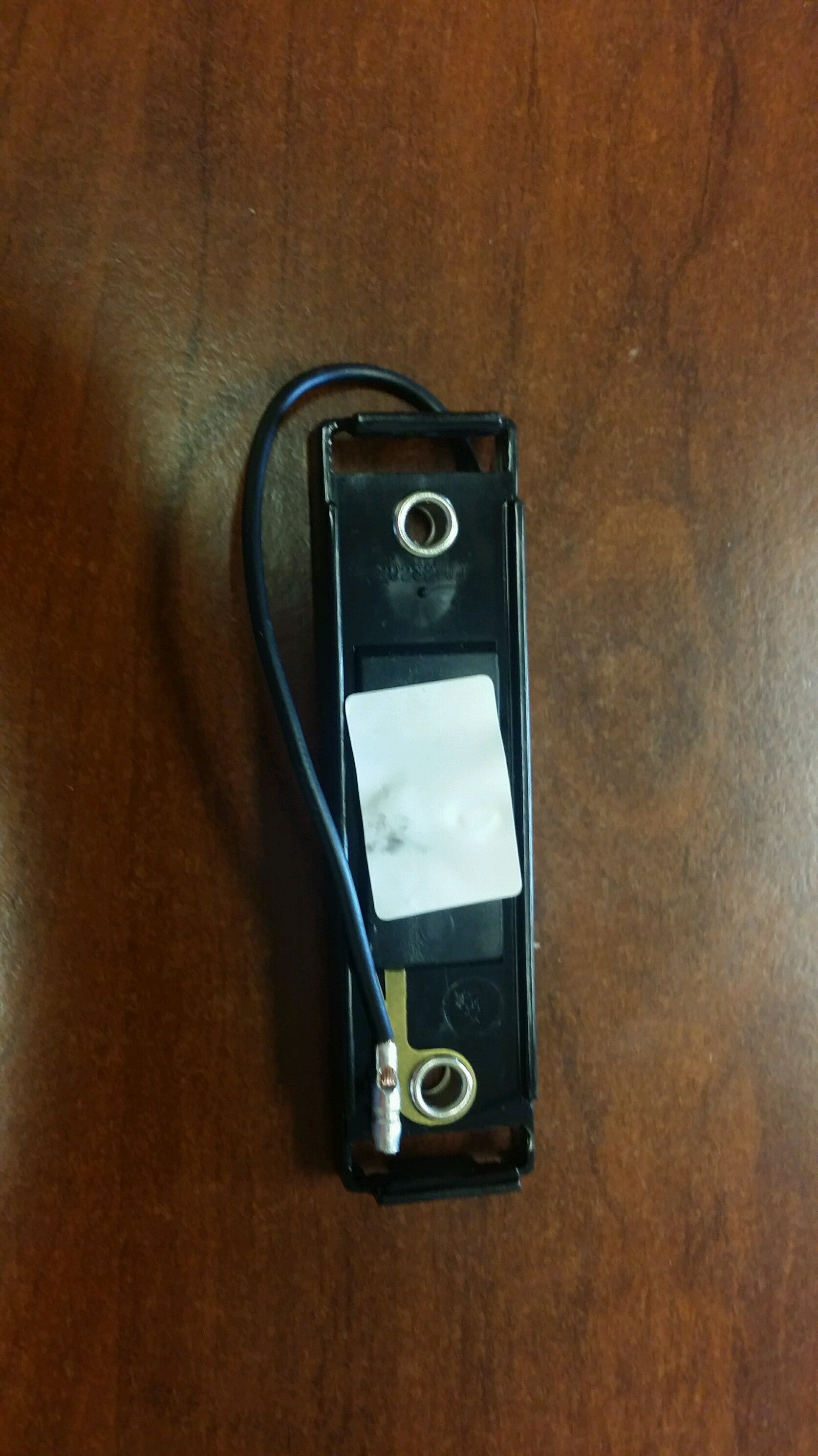 Tex Trail SRFC MT Kit C/M black electrical bracket for lights, shown mounted on a vehicle in this product image.