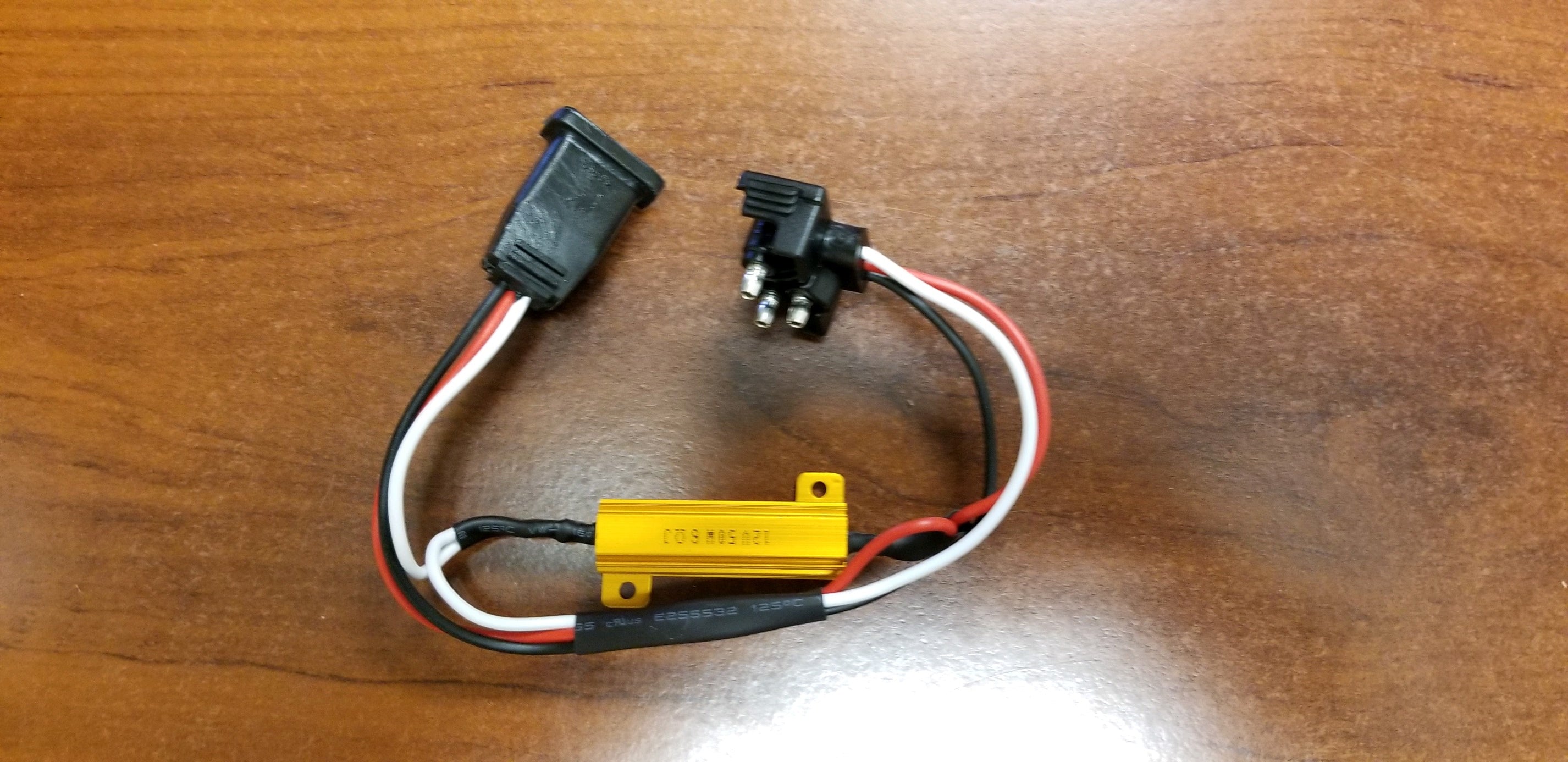 Tex Trail FUSE 12V 50W Volt Resistor LED electrical component with visible resistor and LED elements for vehicle lighting.