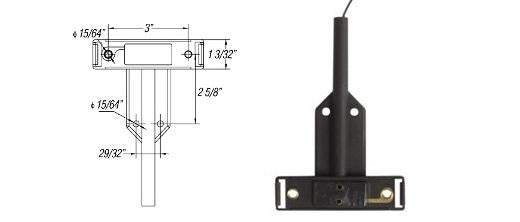 Tex Trail H bracket fender ABS one-wire electrical component for motorcycle lighting and fender mounting.