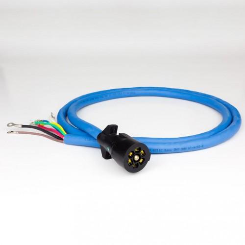 Tex Trail Arctic Front 120-inch 7-way harness for electrical and lighting setups in off-road vehicles.