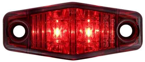 Tex Trail LED C/M Mini Red SELD 2D light, compact electrical and lighting product with red illumination for vehicles.