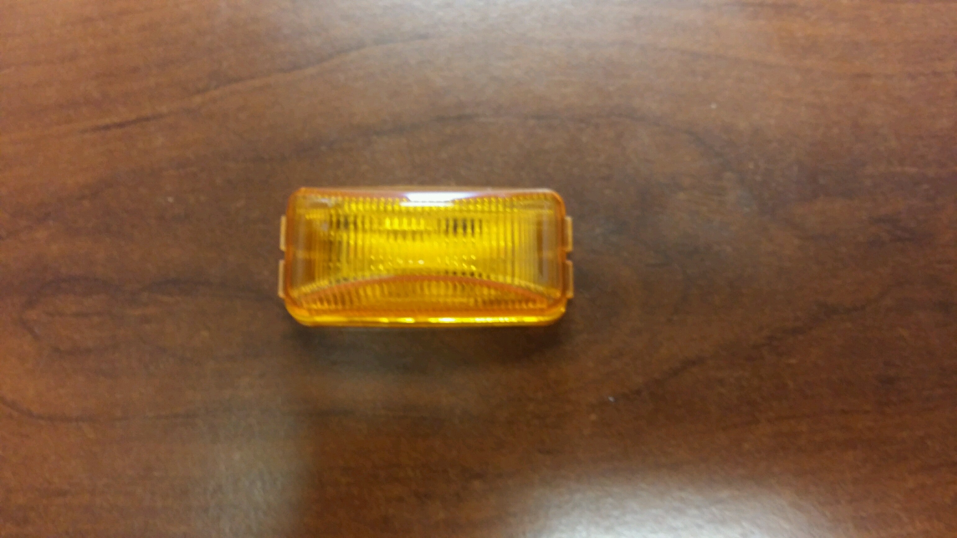 Tex Trail LED C/M Mini Thinline Amb Seld 3D 2.5 Rect Light showing compact, slim design with LED lighting for electrical and lighting applications.