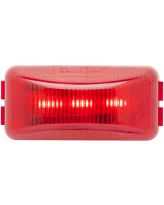 Tex Trail LED C/M Mini Thinline Red SELD 3D 2.5 Rect Light, compact electrical and lighting product, red color, side-mounted design.