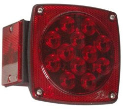 Tex Trail LED STT 4.75 SQ stop turn tail light with 11 diodes, left-hand electrical light for vehicles, model 8100369.