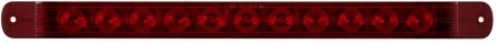 Tex Trail LED STT Bar 17-inch red lens, electrical light bar with vibrant red color and durable construction.