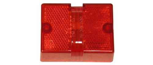Red Lens Side Marker Light for vehicles, by Tex Trail, designed for electrical and lighting applications.