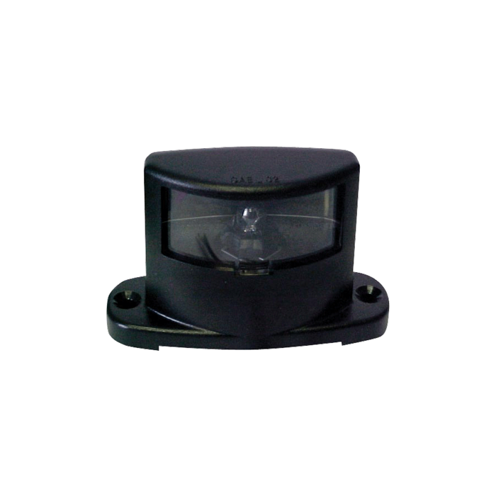 Tex Trail light license plate 4 poly ABS electrical & lights part, showing the durable plastic construction and mounting features.