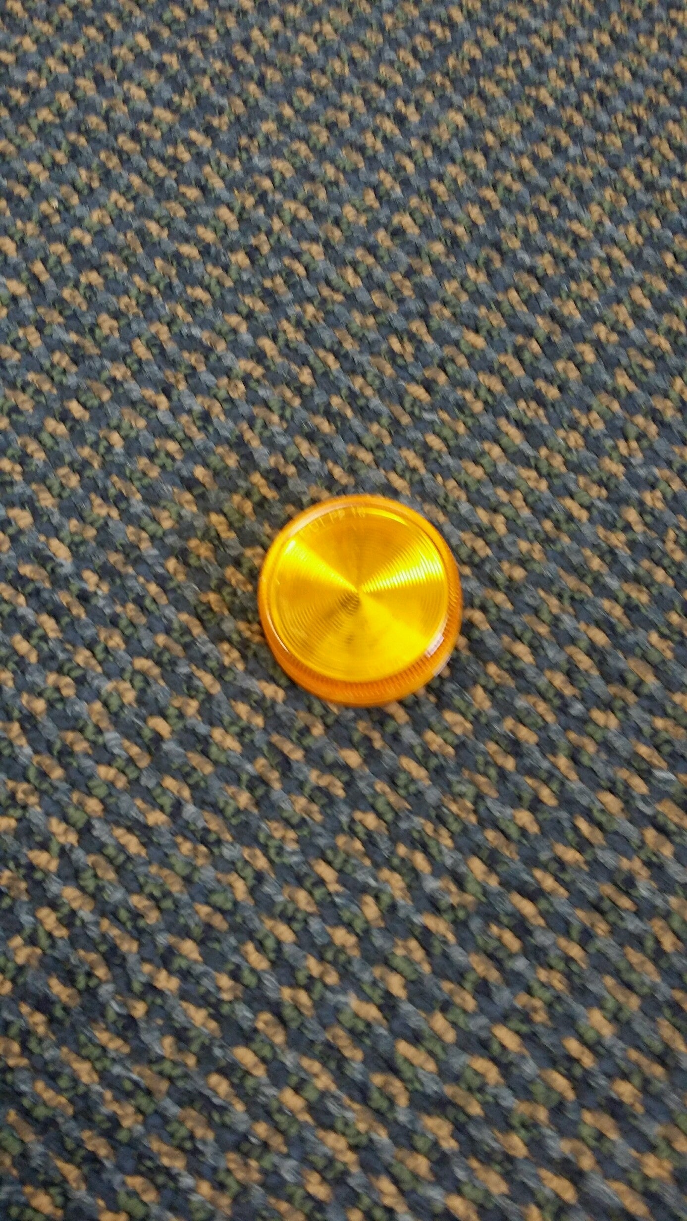 Piranha LED 2.5 RND Amber light from Tex Trail, round amber LED electrical and lighting product for off-road vehicles.