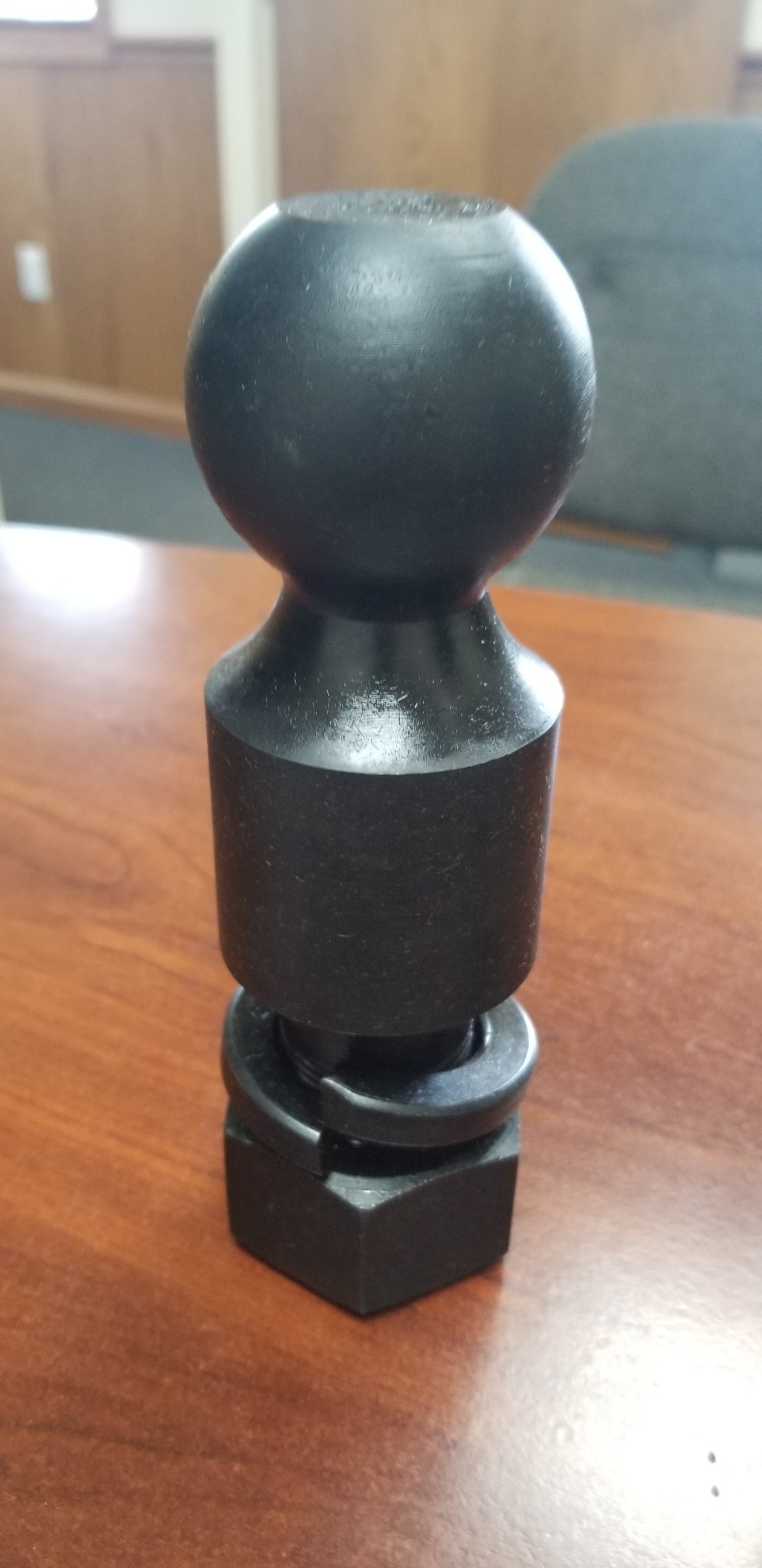 Tex Trail BALL 2 5/16 x 1.5 machined hitch with heat-treated plain finish, rated for 30K load capacity.