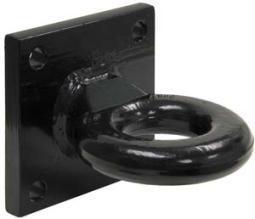 Tex Trail Pintle 2.5-inch eye adjustable hitch with 42K capacity and 4-bolt flange, shown with hardware-less design.