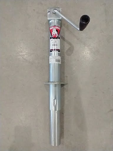 Tex Trail JACK HB A-FRM 3K SW 13 TRVL jack with less foot, steel construction, and adjustable travel for heavy-duty lifting.