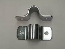 Zinc lock cam pipe top retainer for ramps, gates, and doors by Tex Trail, shown in a close-up view of the hardware.