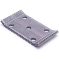 Tex Trail suspension tie plate, 2.375-inch diameter, 1.75-inch width, 7/16-inch U-bolt for vehicle suspension systems