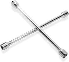 Tex Trail 20-inch cross lug wrench, a durable towing accessory for vehicle safety and wheel maintenance.