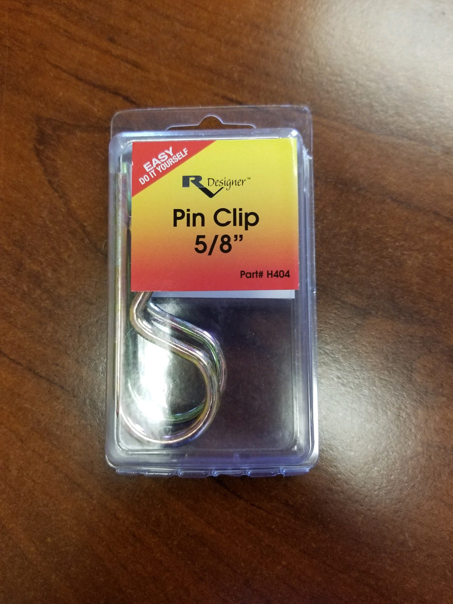 Tex Trail 5/8-inch pin clip for towing accessories, made of durable metal, used for securing trailer components safely.