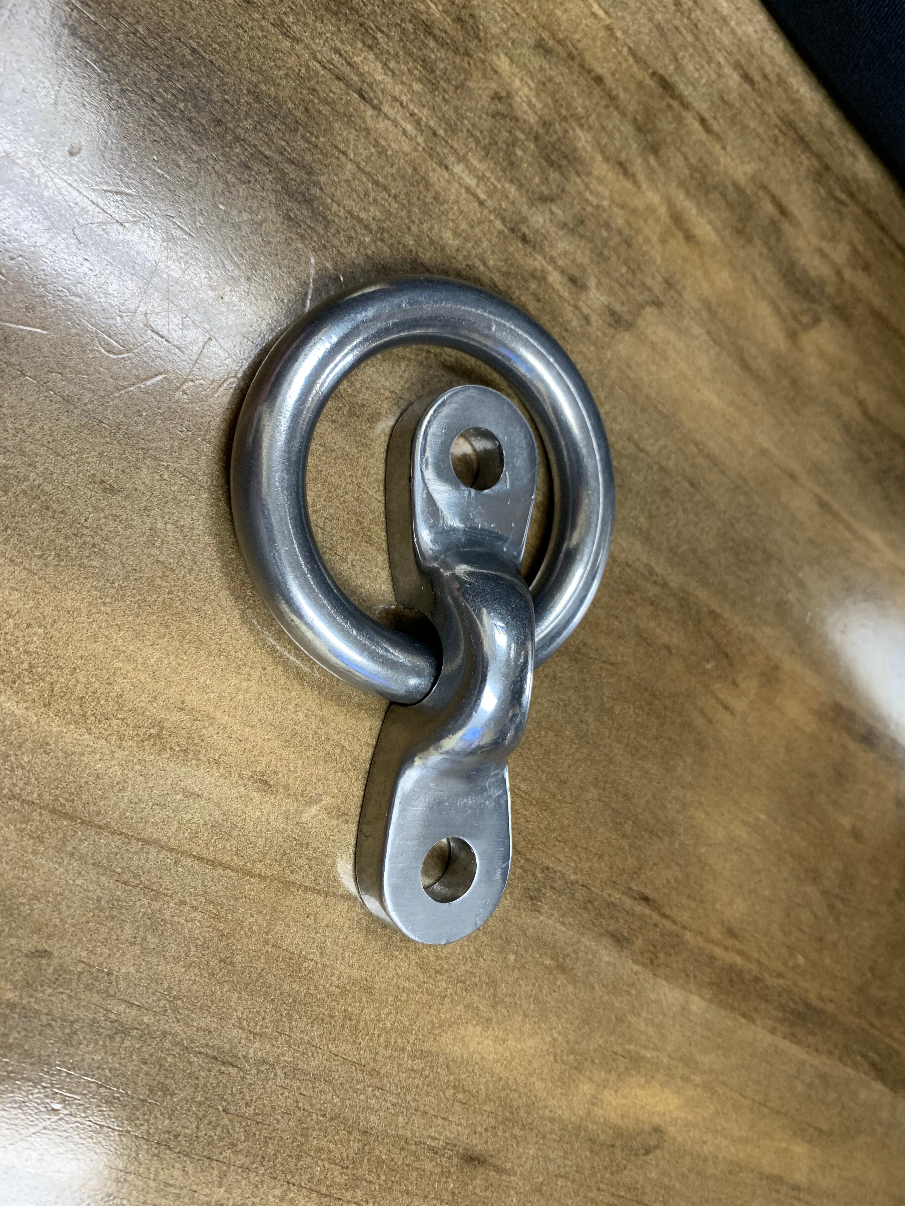 Tex Trail ring tie loop bolt-on towing accessory with 1.78-inch inner diameter, used for secure connections and safety.