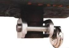 Tex Trail Lock King Pin without padlock, trailer lock accessory for secure trailer connection, durable metal construction.