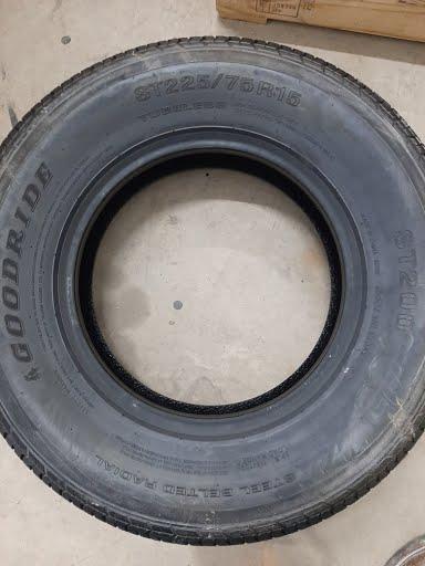 Tex Trail ST225/75R15 tire only, off-road tire for trucks and SUVs, featuring rugged tread design and durable rubber construction.