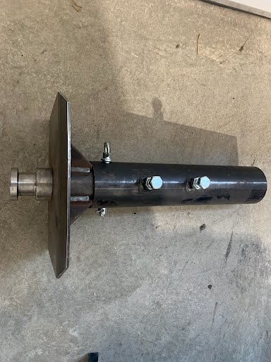 25K 4" ROUND KING PIN INNER & OUTER TUBE - Indiana Trailer Sales