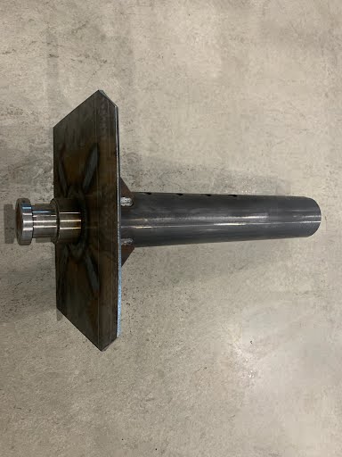 25K 4" ROUND KING PIN INNER TUBE - Indiana Trailer Sales
